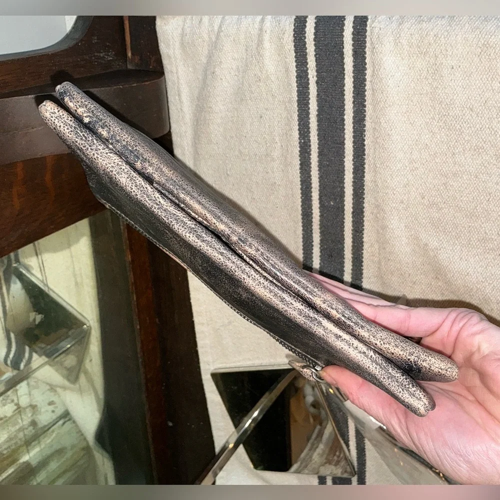 NWT Bed Stu Leather Cadence Wallet Wristlet Crossbody Bag Black Lux MSRP 175 - Picture 7 of 15